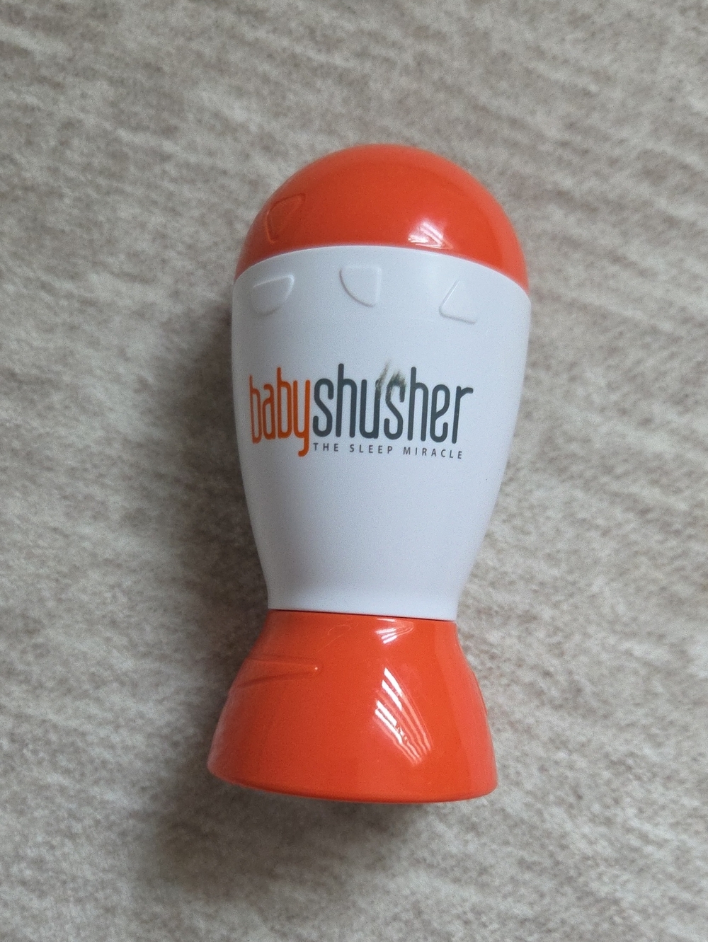 Baby Shusher Sleep Soother in White and Orange